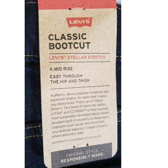 Levi's Classic Bootcut Jeans - Size 10 Short - NWT - Picture 7 of 7